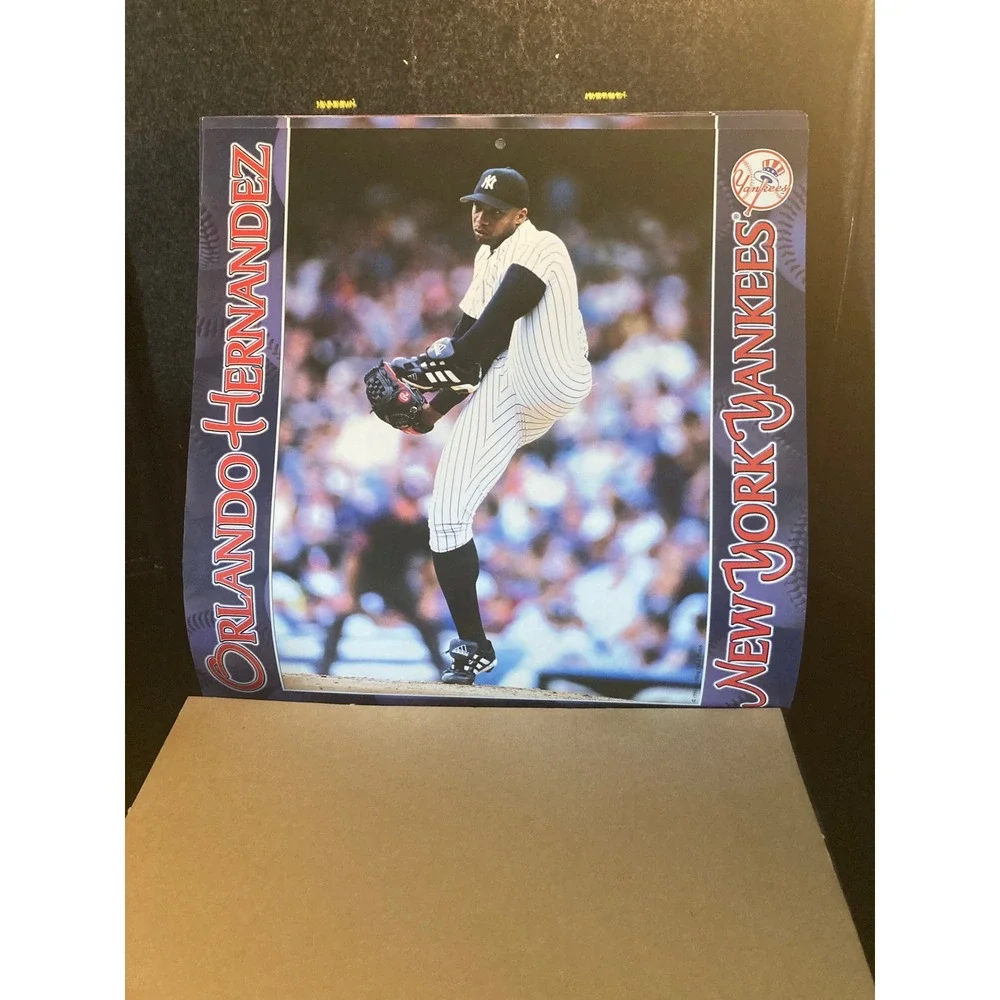 New York Yankees 2001 Team Calendar MLB Vintage Derek Jeter Jorge Posada JT & Co